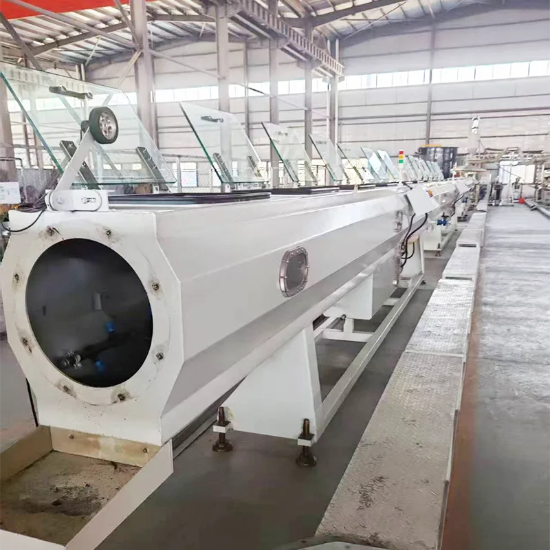 HDPE 250および400mmのパイプ生産マシンを使用しました